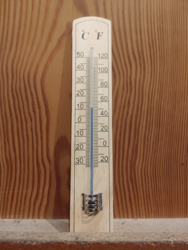 11°C in St. Birgid bei der Generalprobe für den Auftritt während der hl. Messe am 4.12.2022