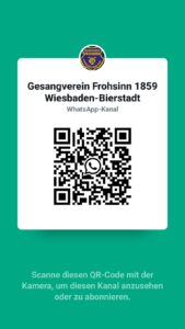 QR-Code WhatsApp-Kanal des GV Frohsinn
