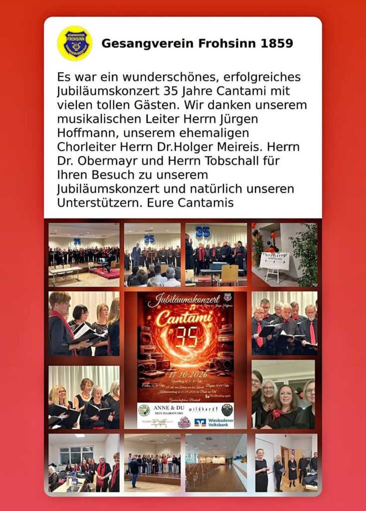 35 Jahre Cantami